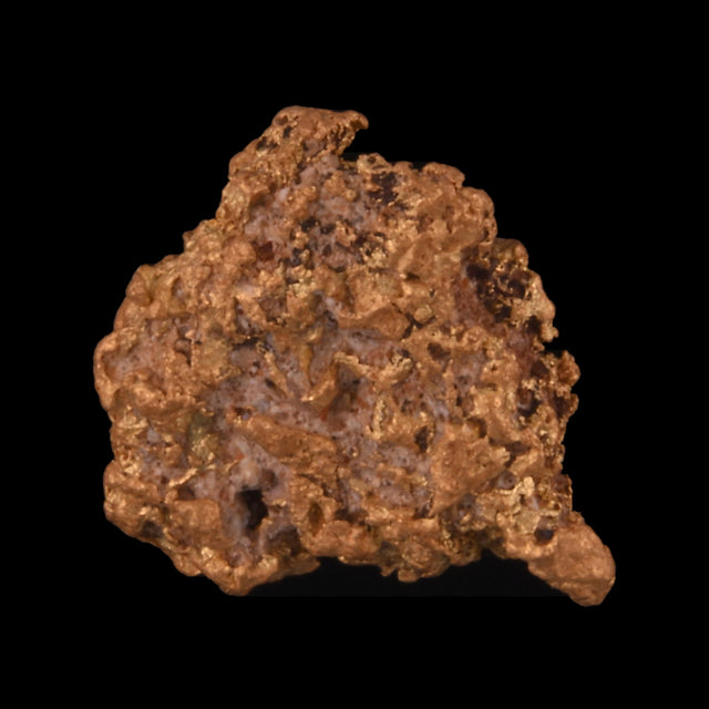 Goldnugget aus Leonora, Westaustralien, 0,56 g, Unikat Nr. 26-0285, freigestellt vor schwarzem Grund