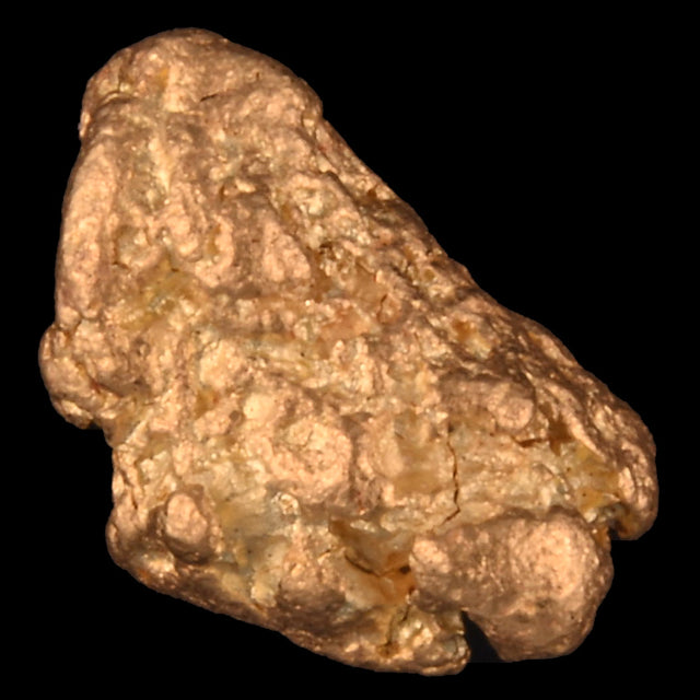 Goldnugget Nr. 26-0059 in der Nahaufnahme: Oberfläche und Struktur