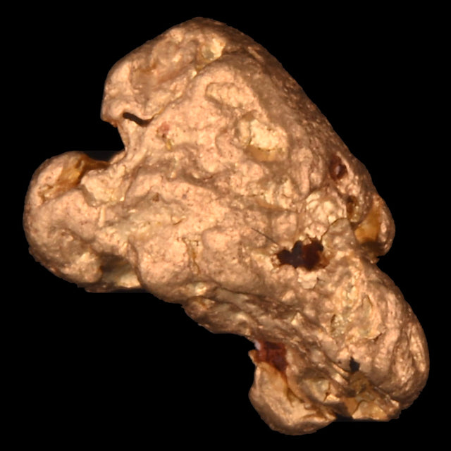 Goldnugget Nr. 26-0084 in der Nahaufnahme: Oberfläche und Struktur