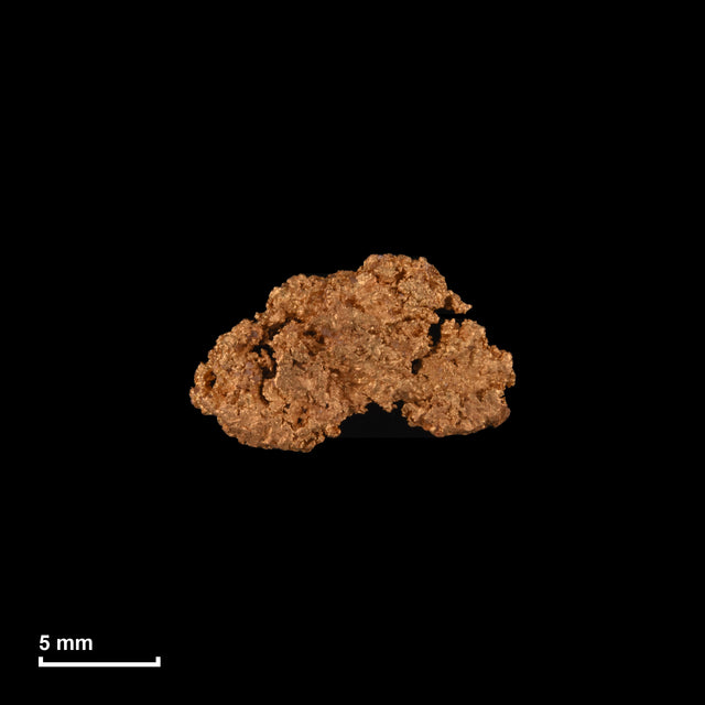 Goldnugget Nr. 26-0211 in tatsächlicher Größe – alle Nuggets im gleichen Maßstab aufgenommen