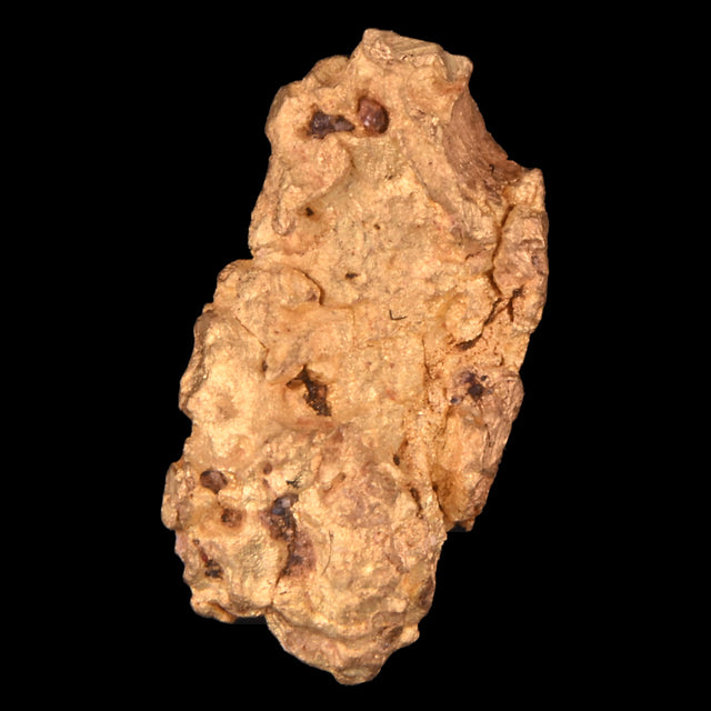 Goldnugget Nr. 26-0012 in der Nahaufnahme: Oberfläche und Struktur