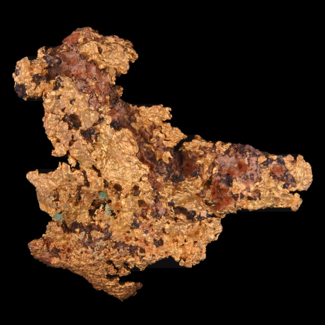Goldnugget Nr. 26-0019 in der Nahaufnahme: Oberfläche und Struktur