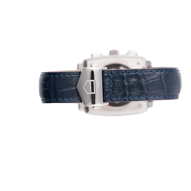 TAG Heuer Monaco CBL2111.FC6453 Faltschließe mit TAG Heuer Logo am blauen Lederband